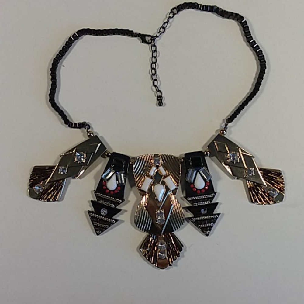 H&M Bib Necklace- Art Deco Inspired